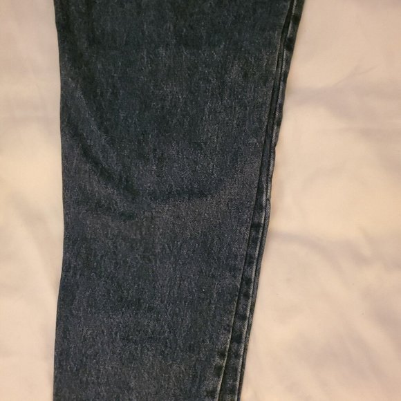 Lee Womens Blue 5 Pocket High Waist Tapered Leg Cotton Denim Original Jeans 14 M - Picture 3 of 12